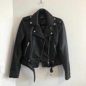 Faux Leather Jacket